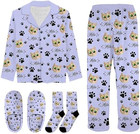Custom Pajamas Personalized Valentines Pajamas Day Gifts for Him Her…