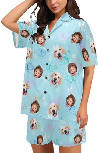 Custom Pajamas With Photos, Personalized Pajama For Women