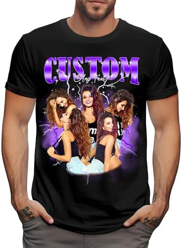 Custom Photo Name Unisex Shirt (Design 04)