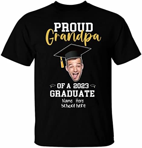 Custom Proud Grandpa of a 2023 Graduate Shirts