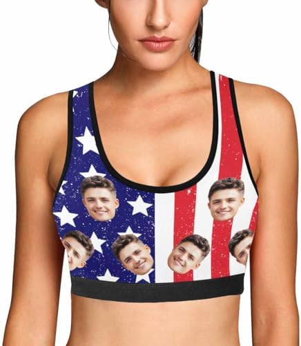 Custom Sports Bras for Women with Boyfriend Faces