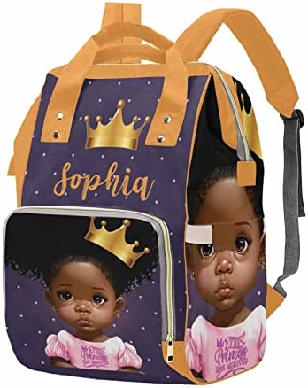 Customized Diaper Bags with Crown Personalized Name Daby Bag Backpack…