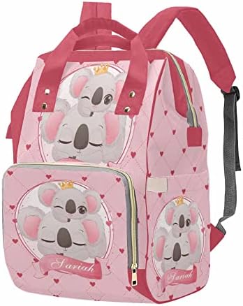 Customized Name Diaper Baby Bag for Mom