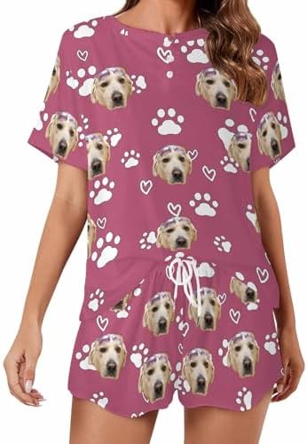 Funny Pajamas for Women With Pet Faces, Personalized Pajamas