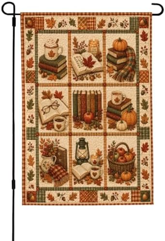 Halloween Pumpkin Garden Flags Double Sided Outdoor Decorations for Yard