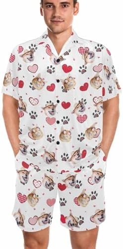 Personalized Couples Pajamas, Custom Pajamas for Men