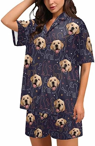Personalized Face Pajamas Set For Men Women Customized Picture Print…