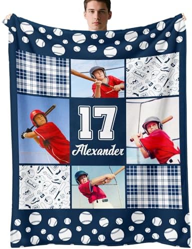 Personalized Football Blanket Custom Soccer Lovers Photo Blanket (Design 7)