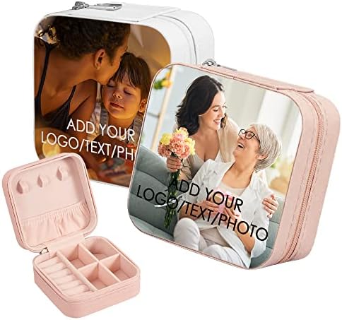 Personalized Photo Jewelry Boxes, Custom Travel Jewelry Case