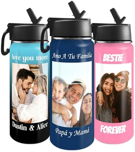 Personalized Photo Water Bottles