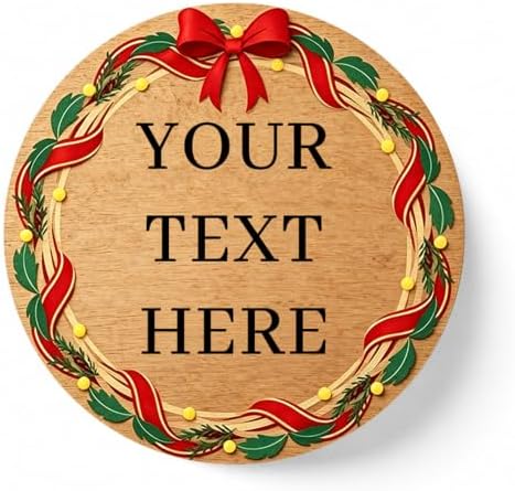 Personalized Stickers Merry Christmas Stickers 24 Pcs