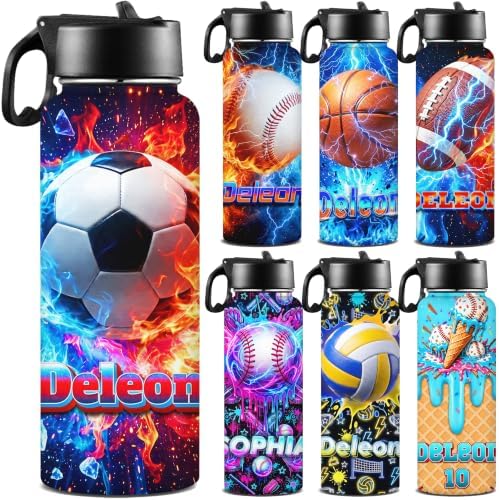 Personalized Water Bottles for School Custom Thermos Water Bottle…